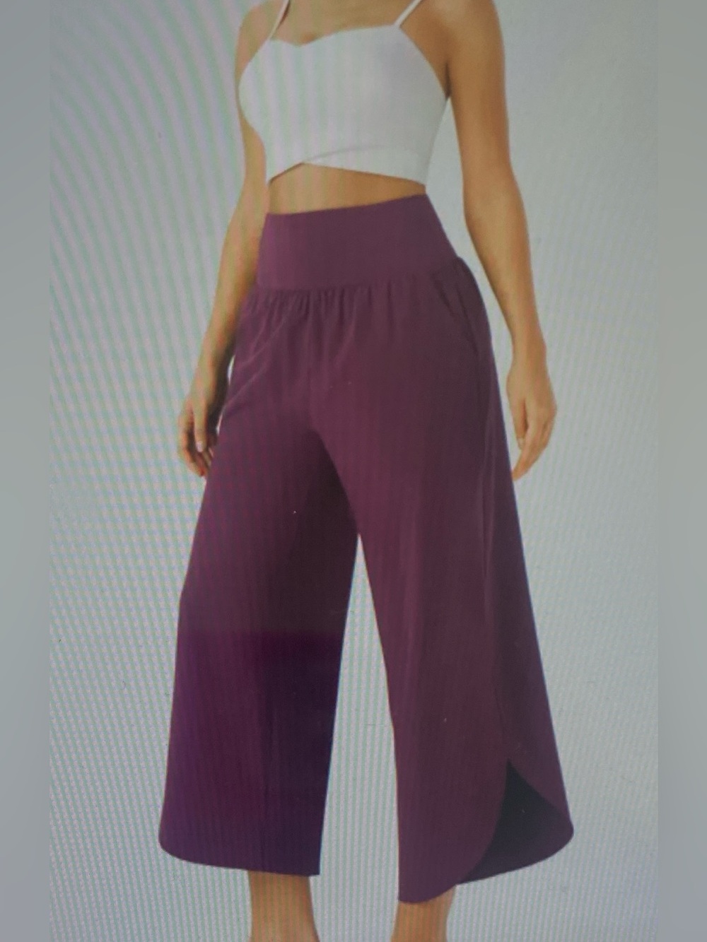 LARGE  HALARA BREEZEFUL TUMMY CONTROL QUICK DRY RESORT PANTS